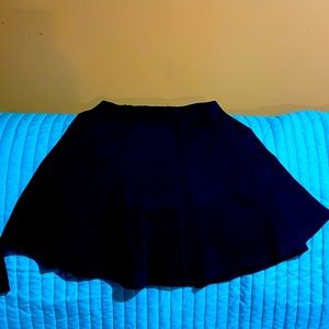 Black skater skirt